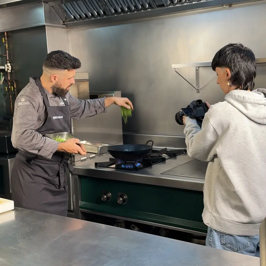Producción de contenido audiovisual gastronómico de NIUMUD en Barcelona